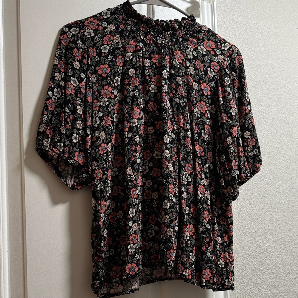 Knox Rose Multicolor Floral Blouse